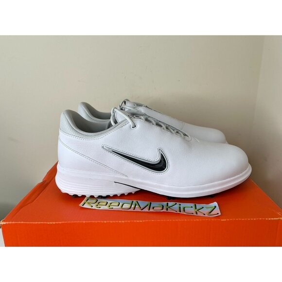 Nike Victory Tour 4 Golf White Black Rory REGULAR WIDTH Mens FZ4155 100 - Picture 3 of 5
